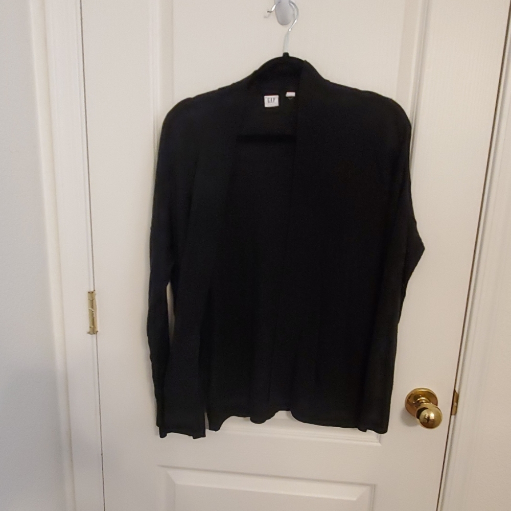 Black cardigan